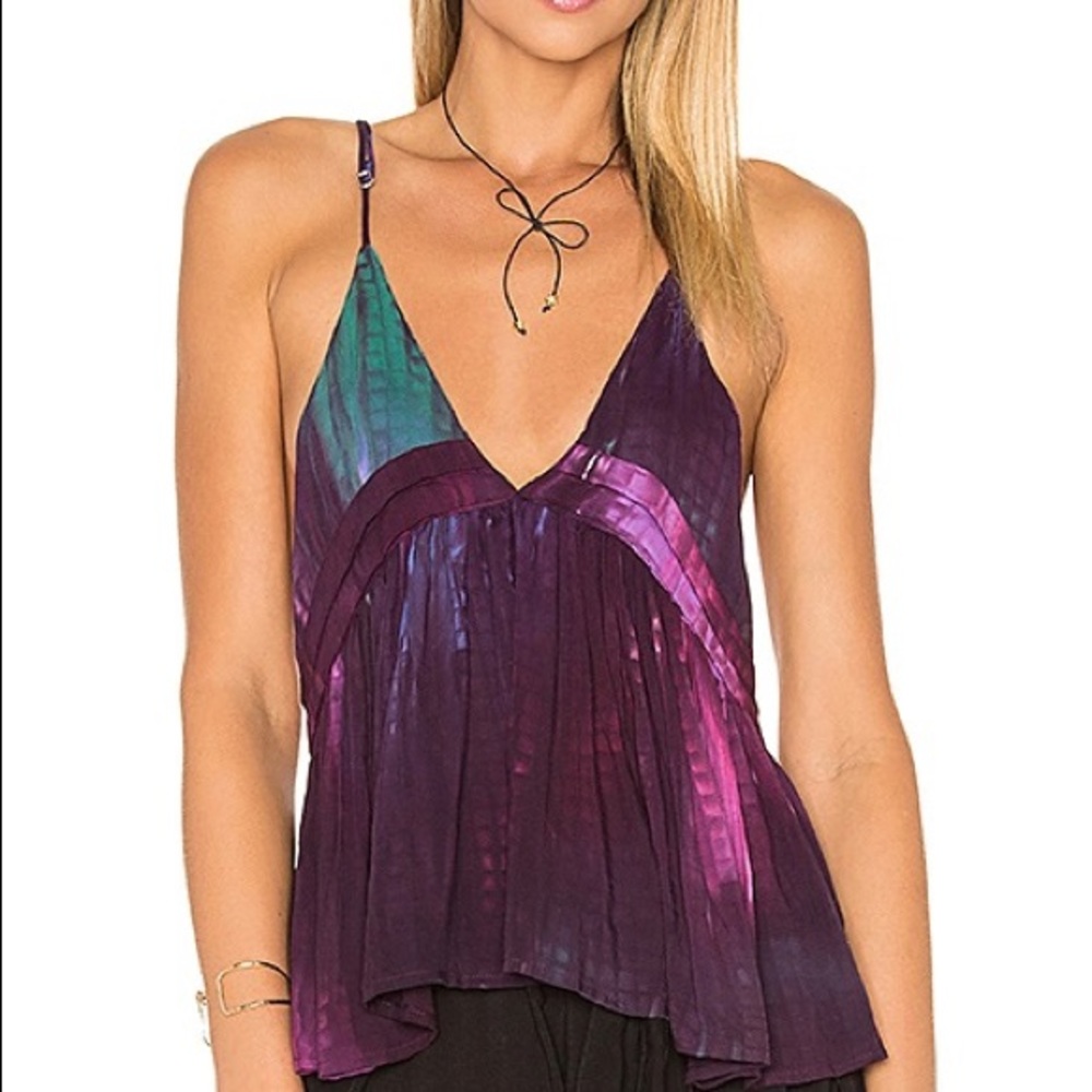 Indah August Tie Dye Cami in Cosmic Tie Dye